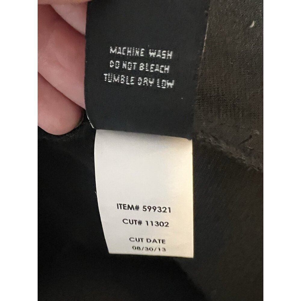 Torrid 3 Women Blazer Plus Size 3X Black 3/4 Ruched Sleeve Vintage Buttons - Picture 9 of 10